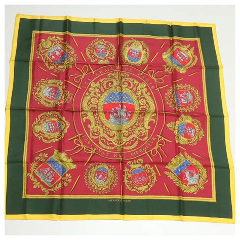 les armes de paris hermes scarf|Les armes de Paris red .